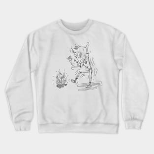 Devil Dance lineart Crewneck Sweatshirt